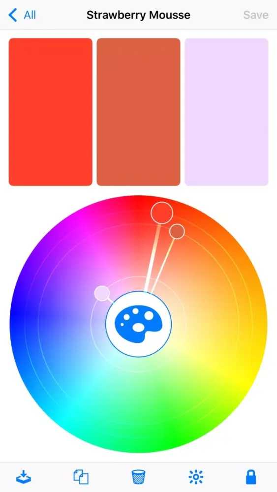 ภาพหน้าจอของ Colorly