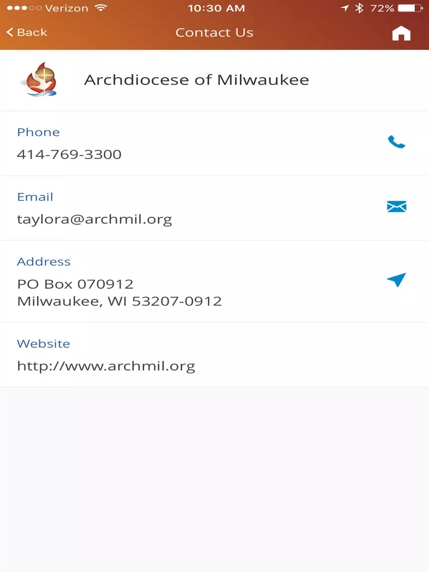 Archdiocese of Milwaukee iPad  স্ক্রিনশট