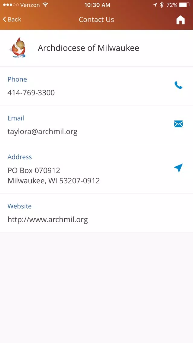Archdiocese of Milwaukee স্ক্রিনশট
