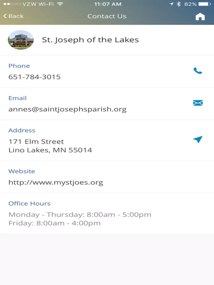 St. Joseph of the Lakes Lino Lakes MN iPad  سکرین شاٹس