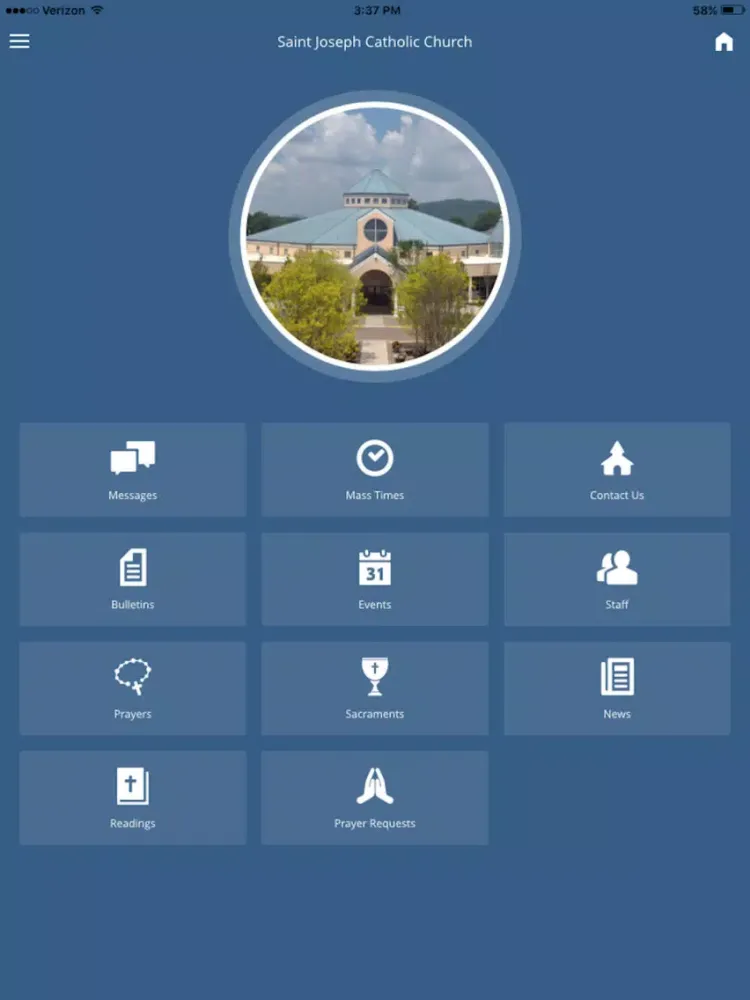 ภาพหน้าจอของ St. Joseph Catholic Church, Marietta, GA iPad 