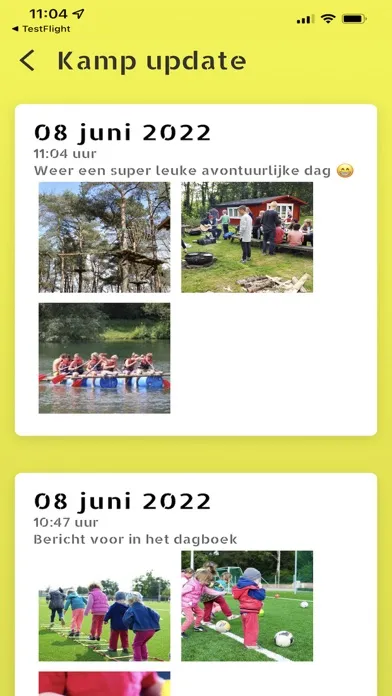 Club Adventure ouderapp Screenshots