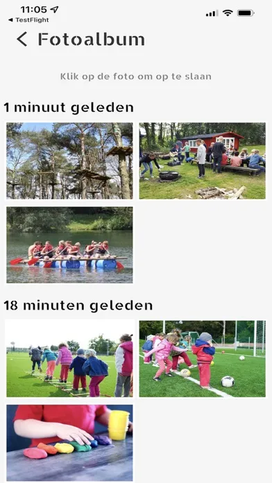 Club Adventure ouderapp Screenshots