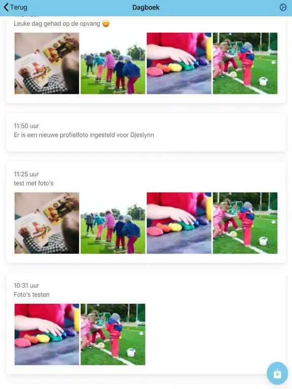 Capturas de tela do MoreThanKidz ouderapp iPad 