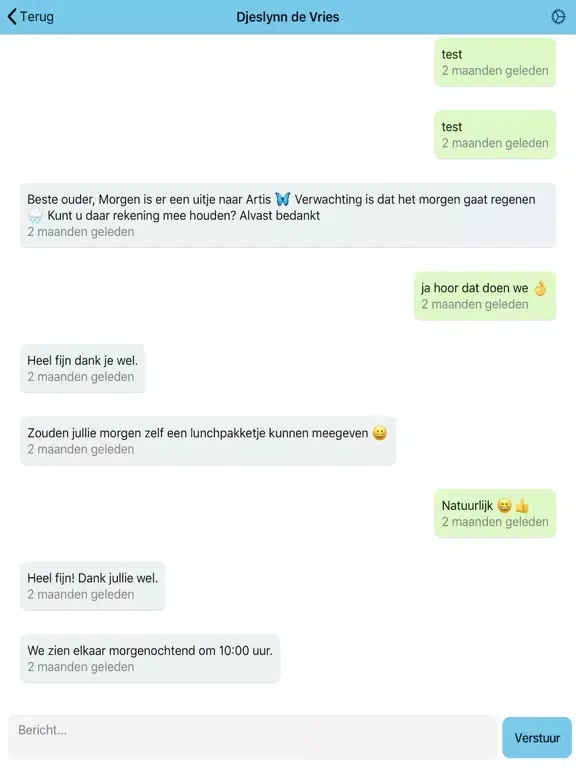 Capturas de tela do MoreThanKidz ouderapp iPad 