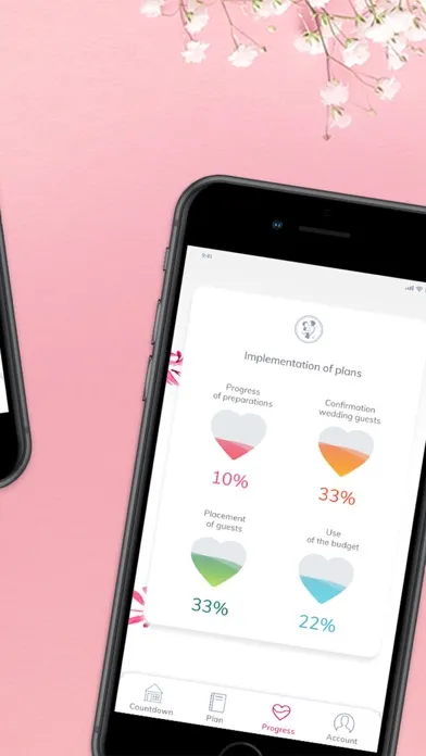 App Wedding planner, countdown應用截圖