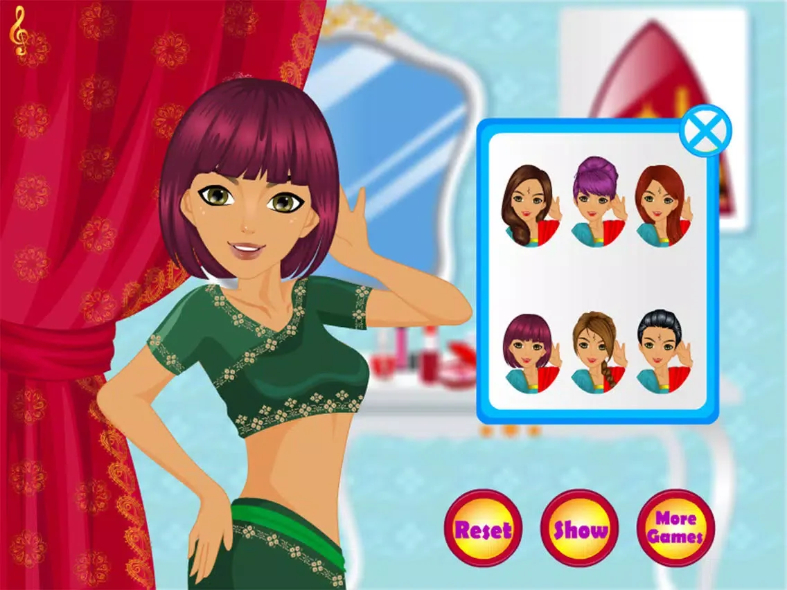 Wedding Indian Girls - Makeup Dressup and Makeover iPad 应用截图