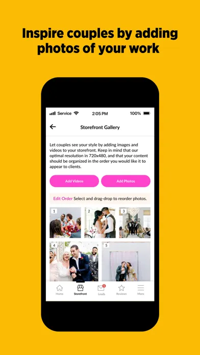 WeddingPro for Vendors স্ক্রিনশট