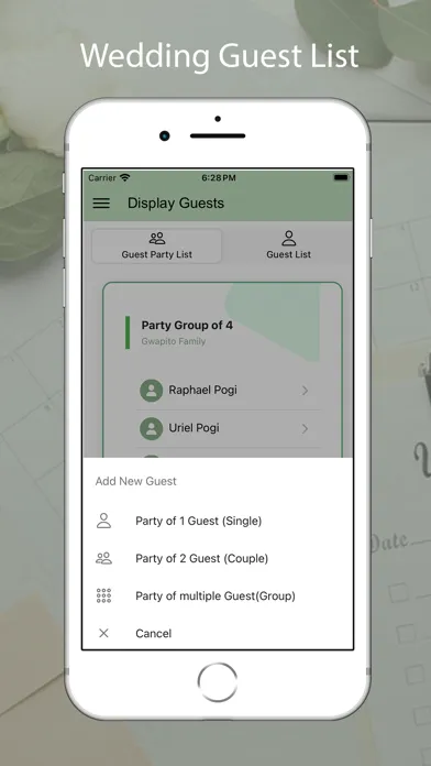 Captures d'écran de Wedding RSVP & Planner Tools