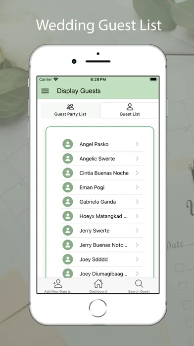 Captures d'écran de Wedding RSVP & Planner Tools