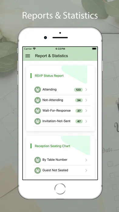 Captures d'écran de Wedding RSVP & Planner Tools