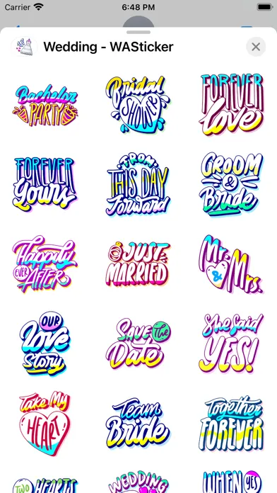 Wedding - WASticker Ekran Görüntüleri