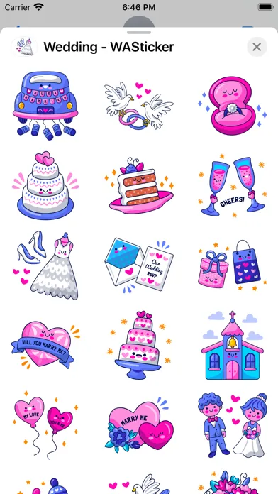 Wedding - WASticker Ekran Görüntüleri