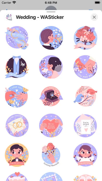 Wedding - WASticker Ekran Görüntüleri