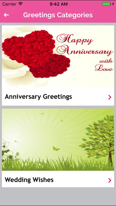 Wedding Anniversary Wishes SMS Screenshots