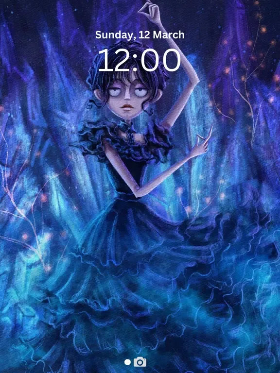 Zrzuty ekranu Wednesday Addams Wallpaper 4k iPad 