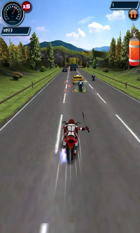 Tangkapan layar Death Moto