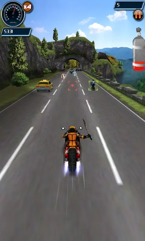 Tangkapan layar Death Moto