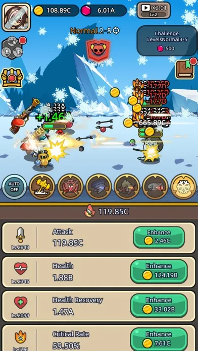 Ảnh chụp màn hình của Forest Adventure : Idle RPG
