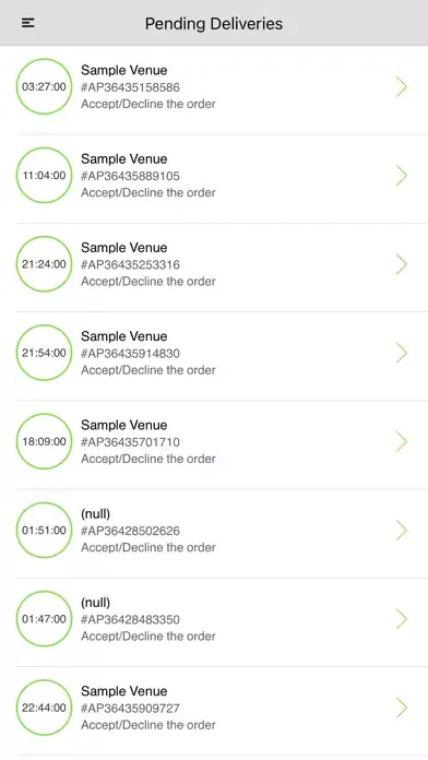 Zrzuty ekranu We Do Deliveries Driver