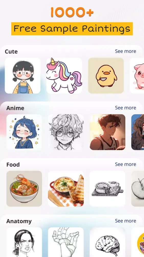 AR Drawing Screenshots