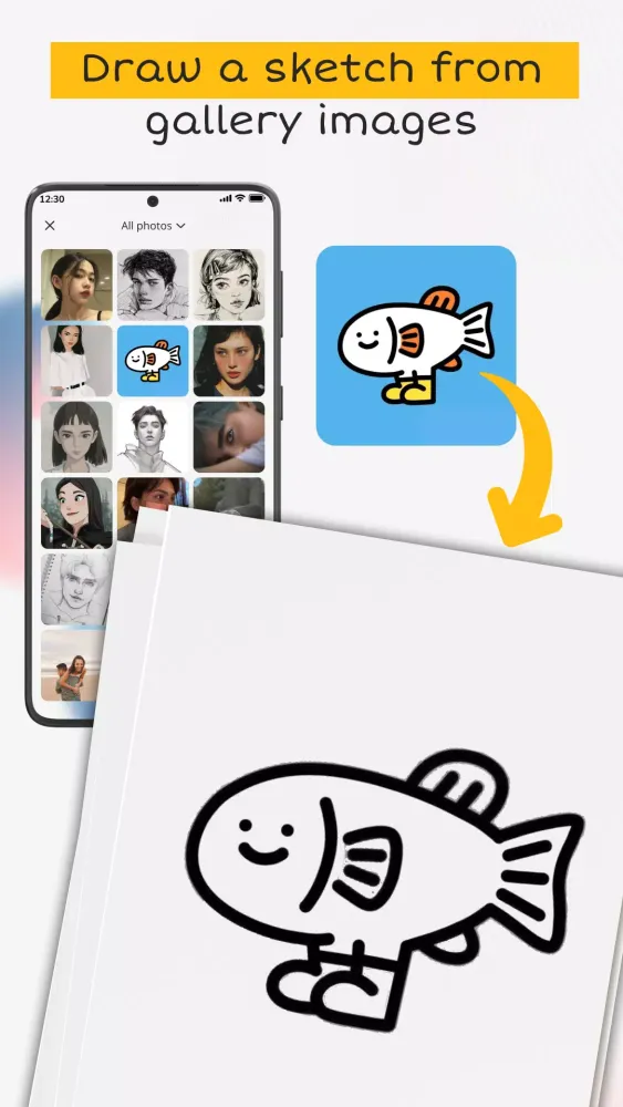 AR Drawing Screenshots