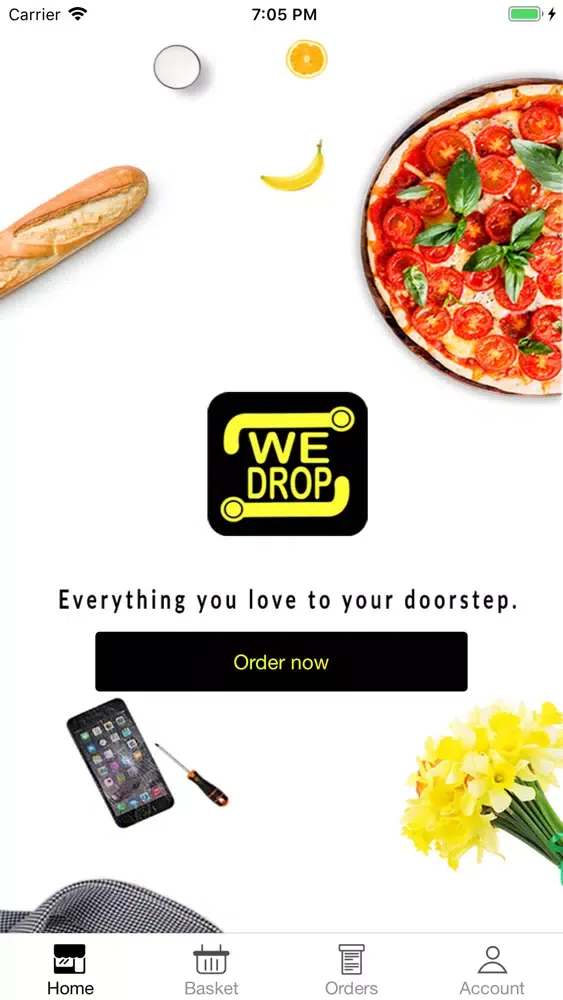 Скриншоты We Drop: On-Demand Delivery