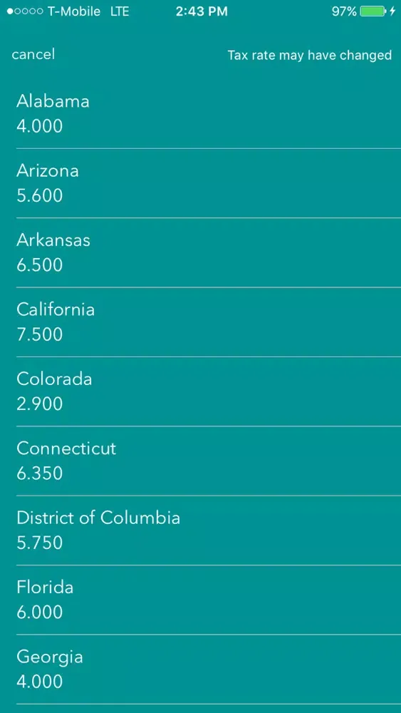 Sales Tax Calculator - Shopping Checkout, Tax应用截图