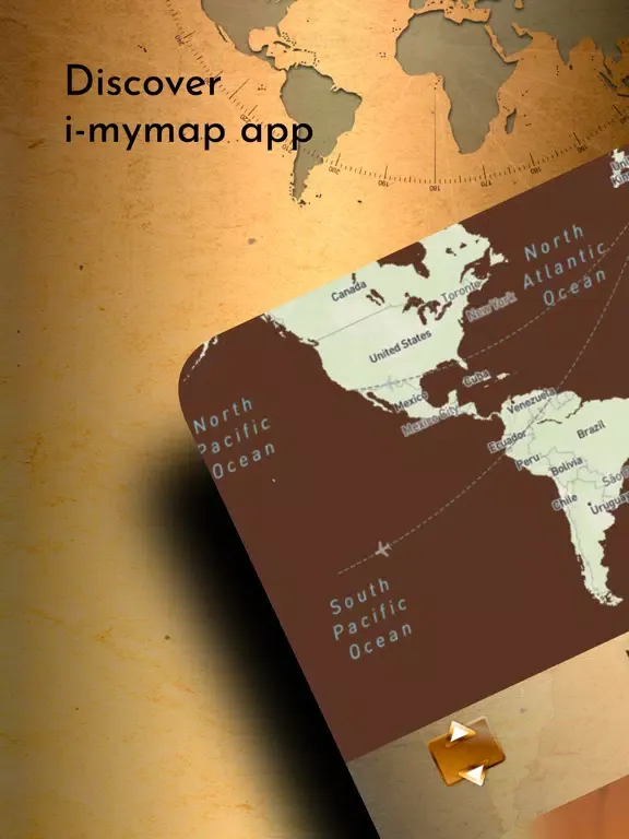 Capturas de tela do i-mymap iPad 