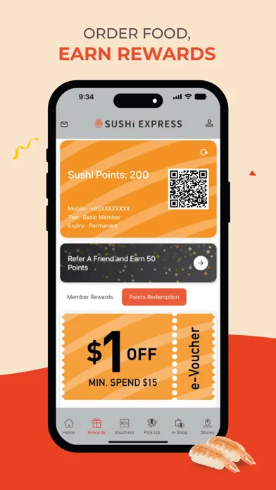 Tangkapan layar Sushi Express SG