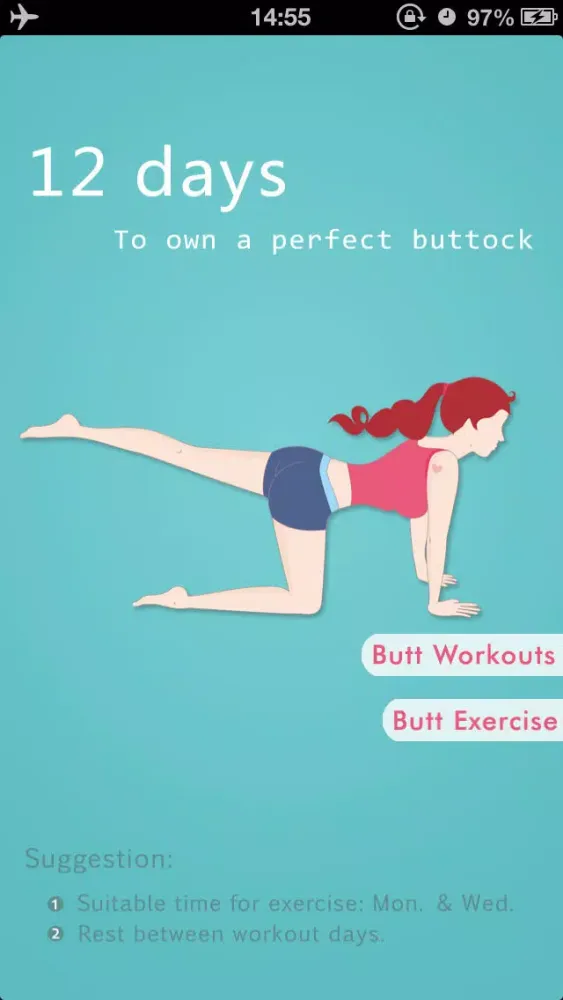 Capturas de pantalla de Buttock Workouts - Sculpting A Perfect Buttock in 12 Days