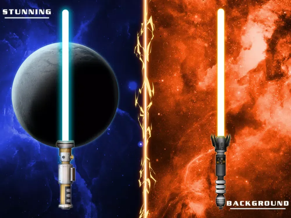 Lightsaber - Gun 3D simulator iPad 应用截图