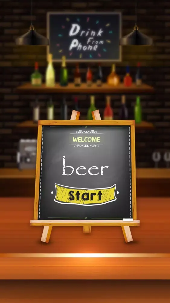 Tangkapan skrin iBeer Prank: Fake Drink