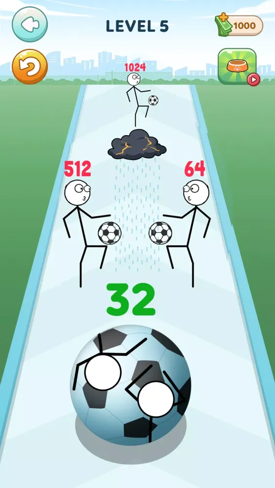 Captures d'écran de Stickman Roll