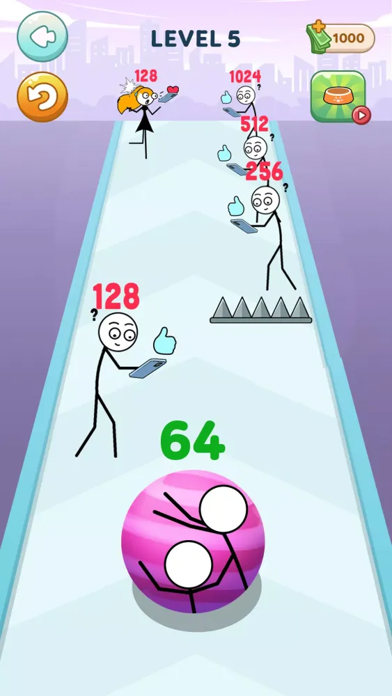 Captures d'écran de Stickman Roll