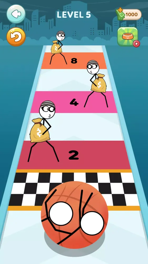 Captures d'écran de Stickman Roll