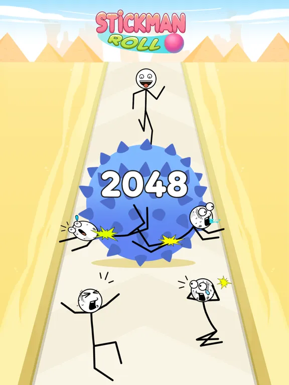 Capturas de pantalla de Stickman Roll iPad 