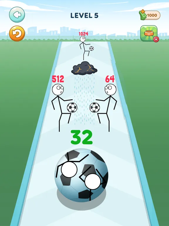 Capturas de pantalla de Stickman Roll iPad 