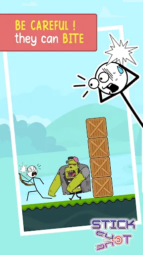 Tangkapan skrin Stick Shot