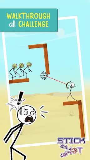 Tangkapan skrin Stick Shot