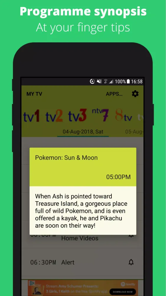 Capturas de pantalla de Malaysia TV Guide v2