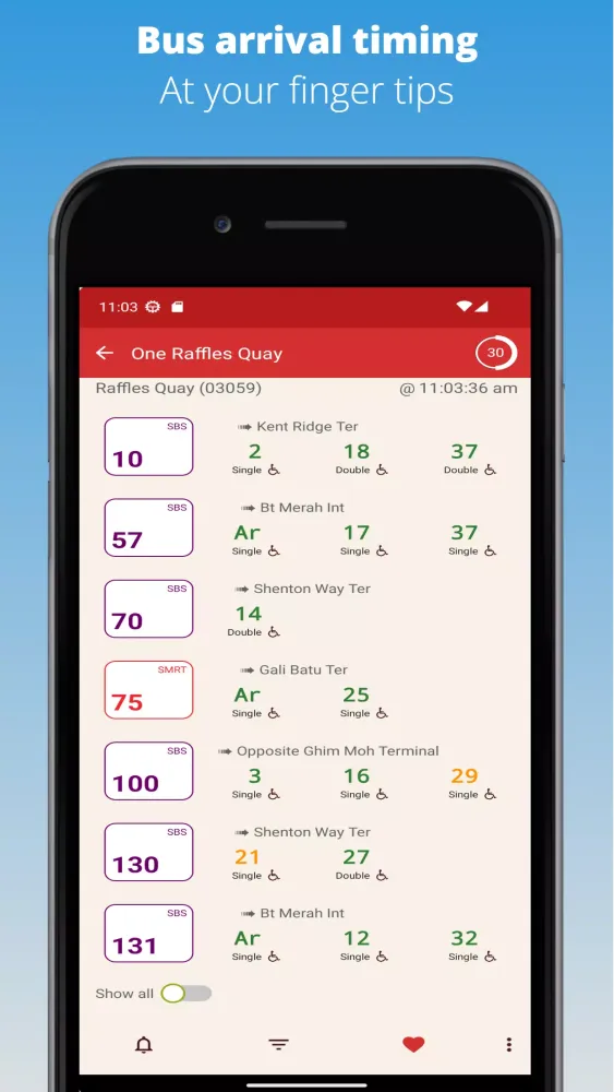 SG Bus Screenshots