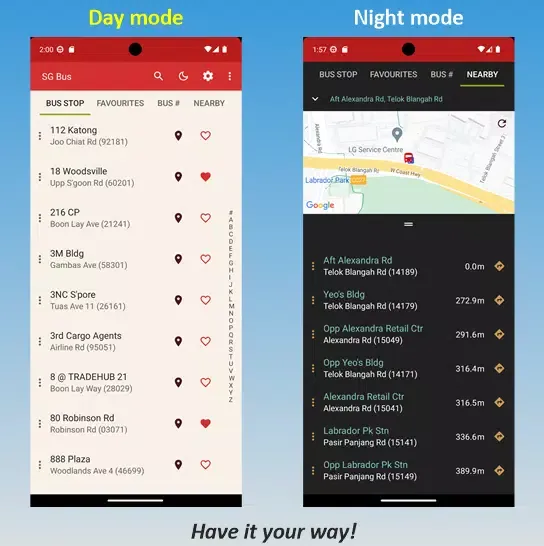 SG Bus Screenshots