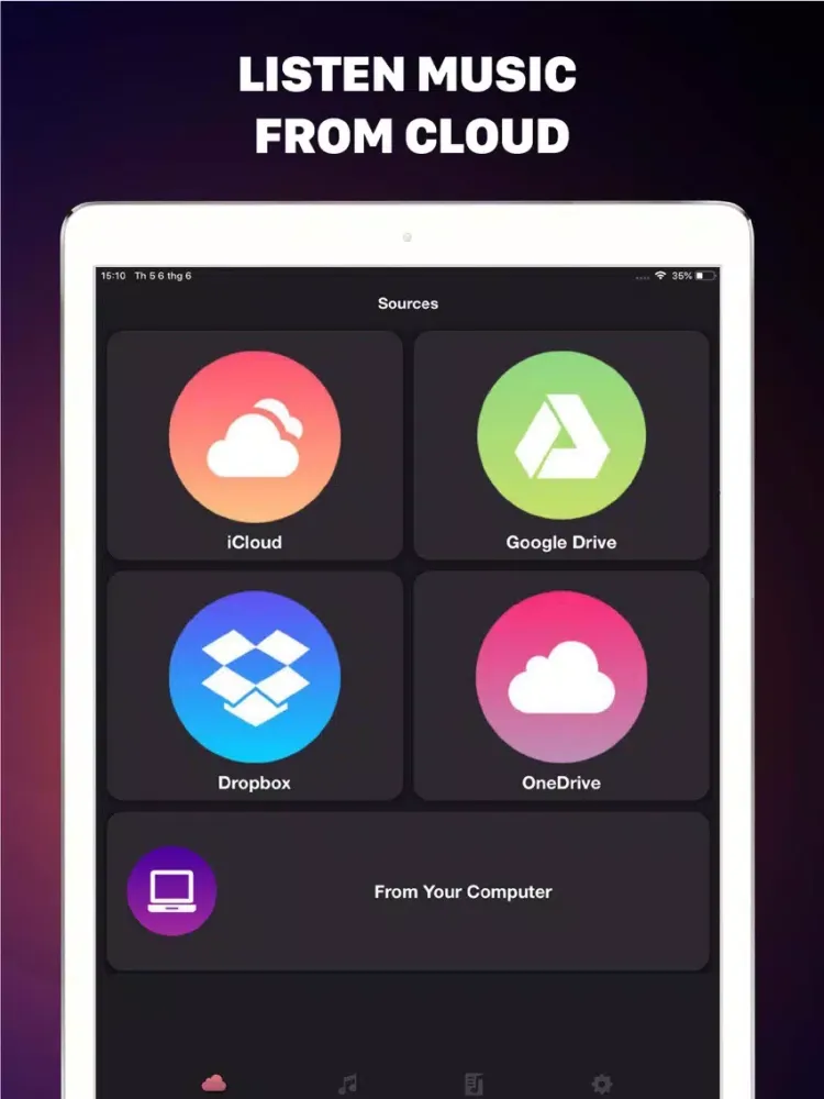 Capturas de pantalla de iMusic FM iPad 