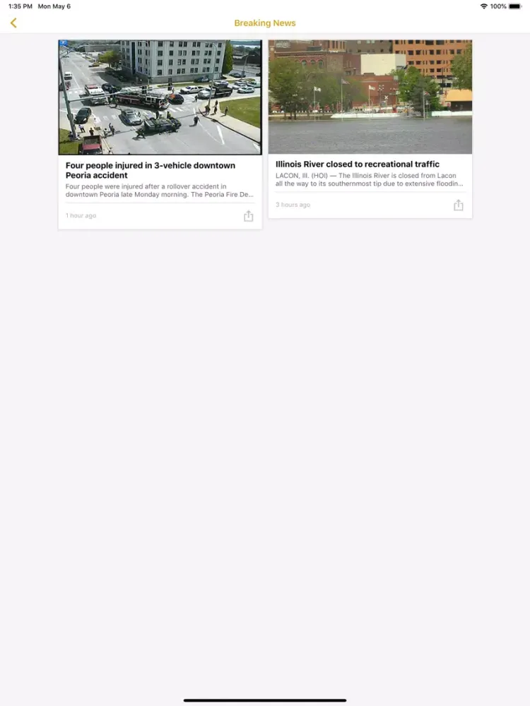 تصاویر Heart of Illinois ABC News iPad 
