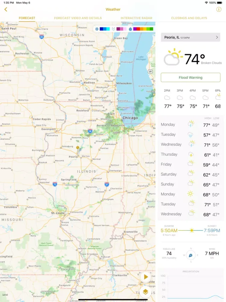 تصاویر Heart of Illinois ABC News iPad 