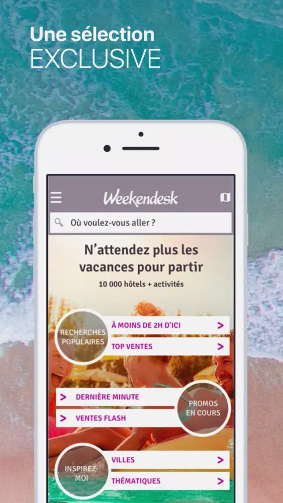 Скриншоты Weekendesk | Hôtel + Activités