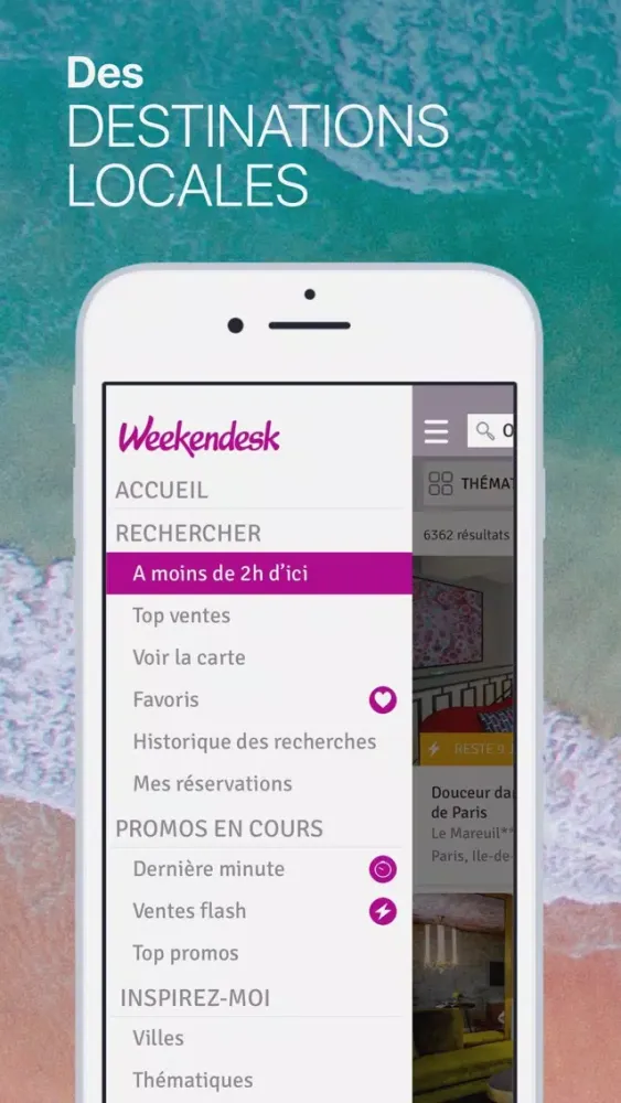 Скриншоты Weekendesk | Hôtel + Activités