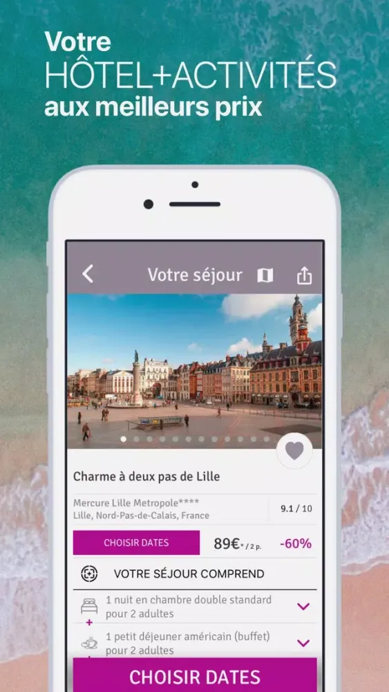 Скриншоты Weekendesk | Hôtel + Activités