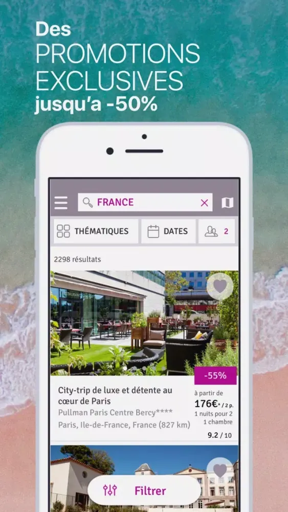Скриншоты Weekendesk | Hôtel + Activités